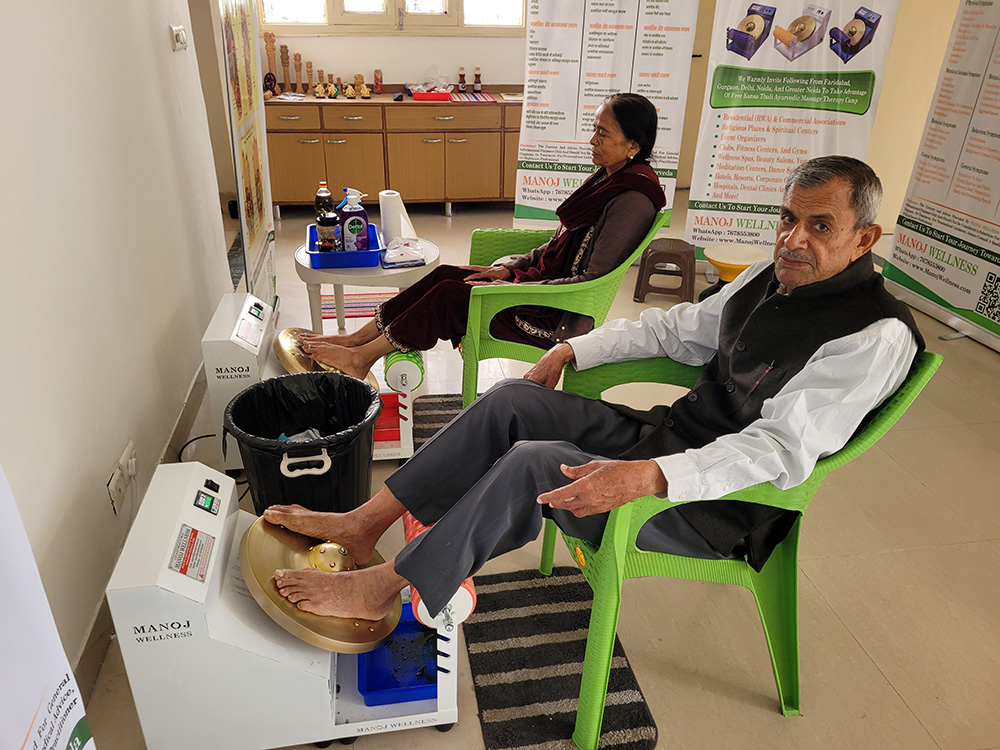 Kansa Thali Ayurvedic Massage Therapy Machine